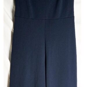 NWT navy blue sleevelesss romper v neck size 8